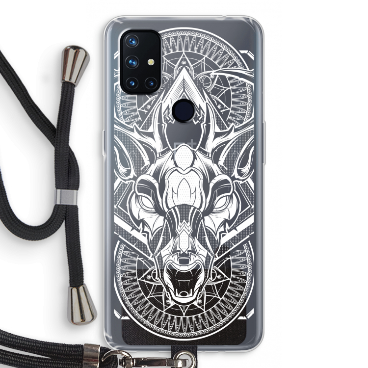 Oh Deer: OnePlus Nord N10 5G Transparant Hoesje met koord