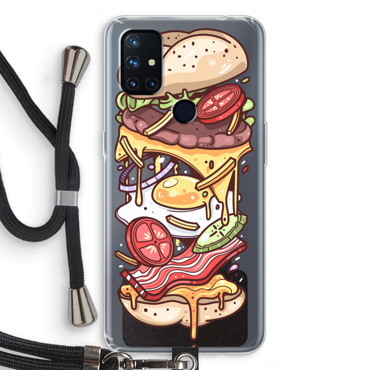 Diet Coke Please: OnePlus Nord N10 5G Transparant Hoesje met koord