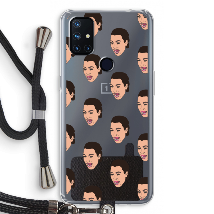 Ugly Cry Call: OnePlus Nord N10 5G Transparant Hoesje met koord