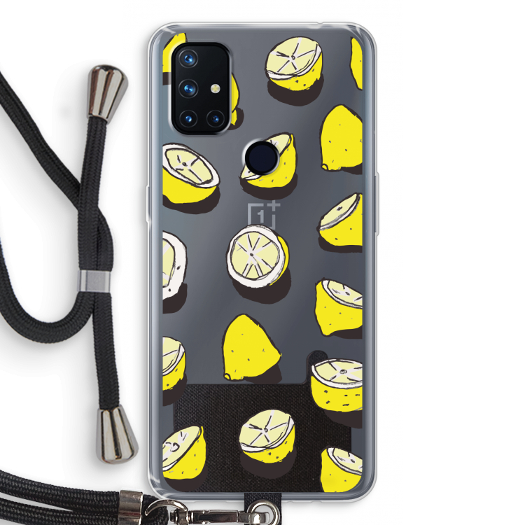 When Life Gives You Lemons...: OnePlus Nord N10 5G Transparant Hoesje met koord
