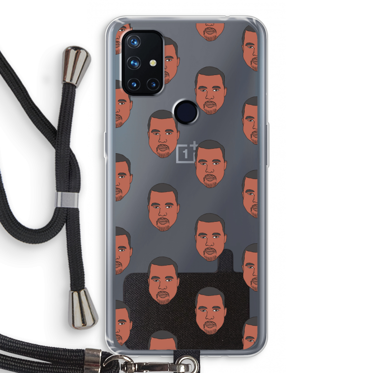 Kanye Call Me?: OnePlus Nord N10 5G Transparant Hoesje met koord