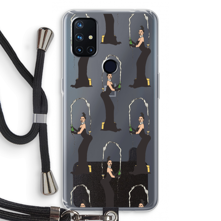 Pop Some Kim: OnePlus Nord N10 5G Transparant Hoesje met koord
