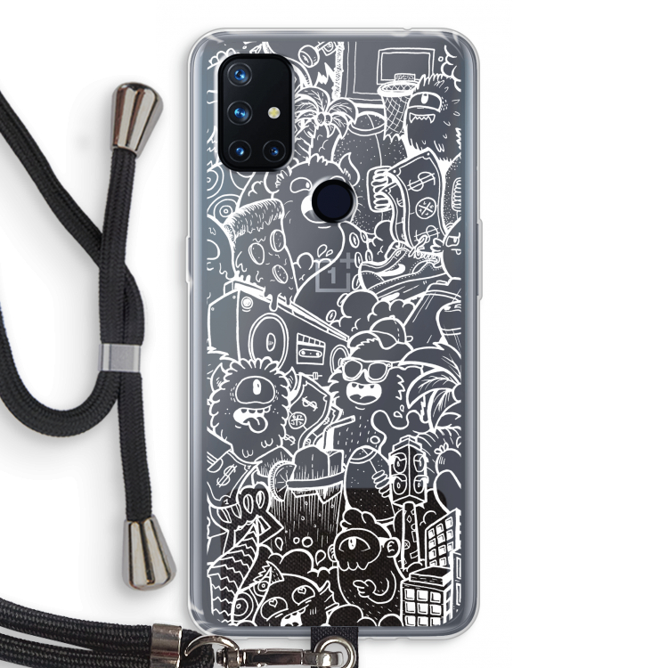 Vexx City #2: OnePlus Nord N10 5G Transparant Hoesje met koord