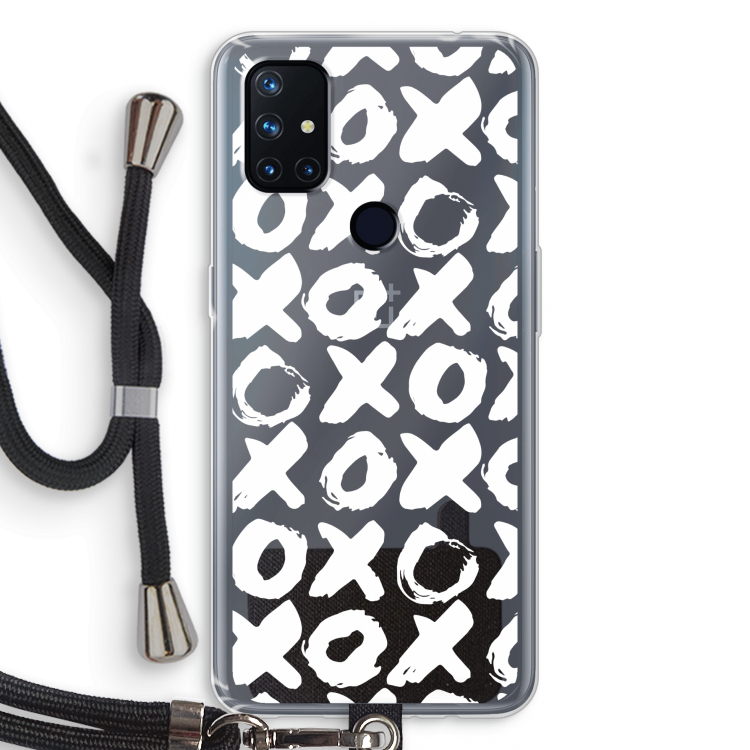 XOXO: OnePlus Nord N10 5G Transparant Hoesje met koord