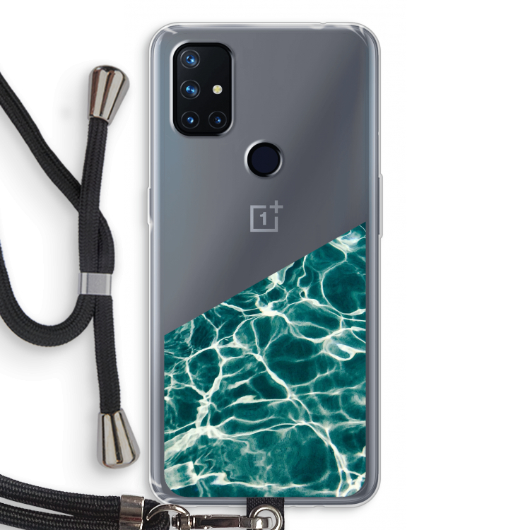 Weerkaatsing water: OnePlus Nord N10 5G Transparant Hoesje met koord