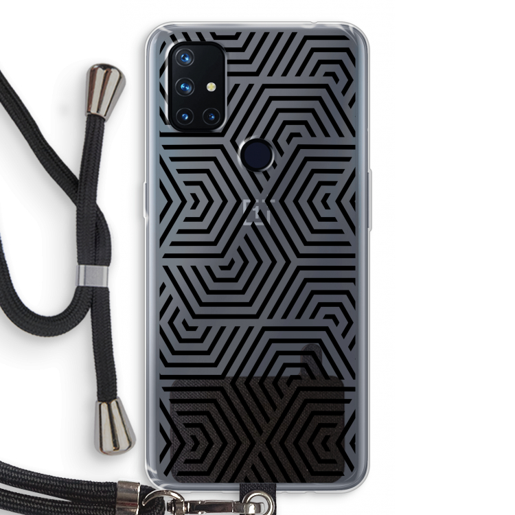 Magic pattern: OnePlus Nord N10 5G Transparant Hoesje met koord