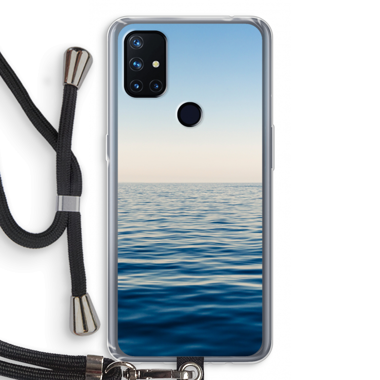 Water horizon: OnePlus Nord N10 5G Transparant Hoesje met koord