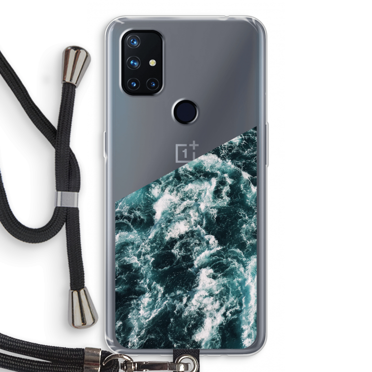 Zee golf: OnePlus Nord N10 5G Transparant Hoesje met koord