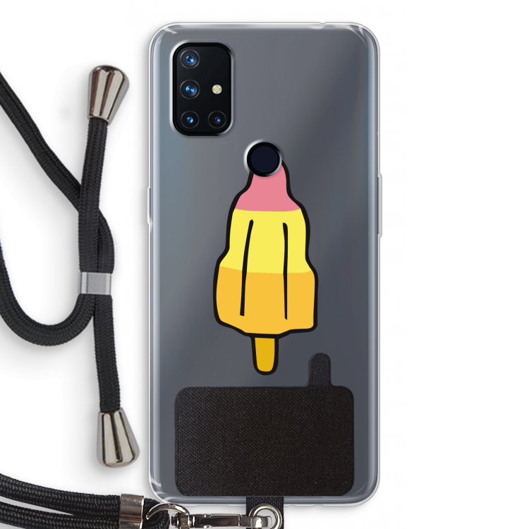 Raketijsje: OnePlus Nord N10 5G Transparant Hoesje met koord