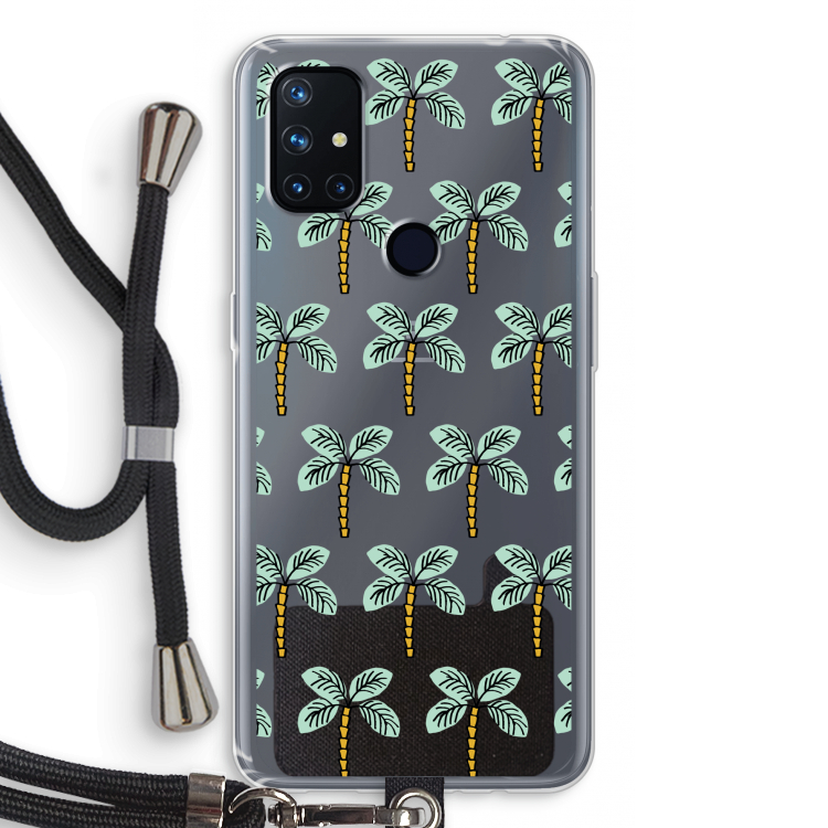Paradise: OnePlus Nord N10 5G Transparant Hoesje met koord