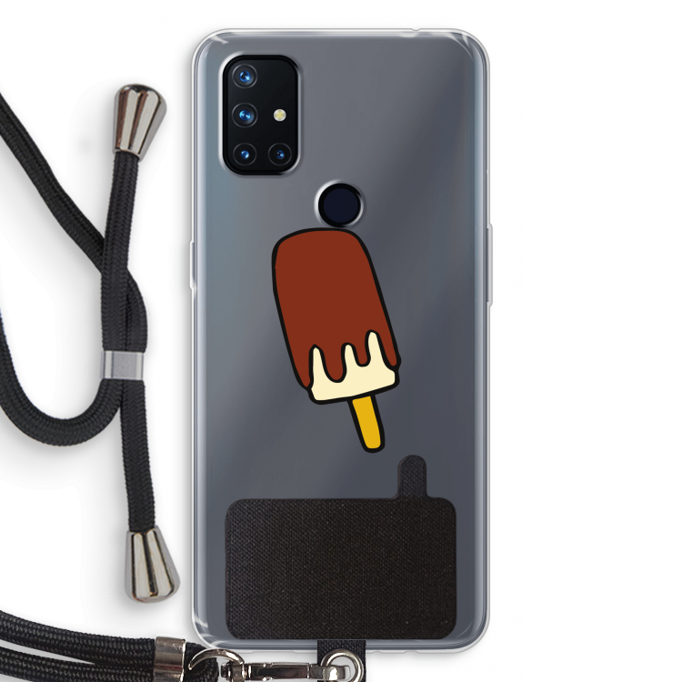 Frisco: OnePlus Nord N10 5G Transparant Hoesje met koord