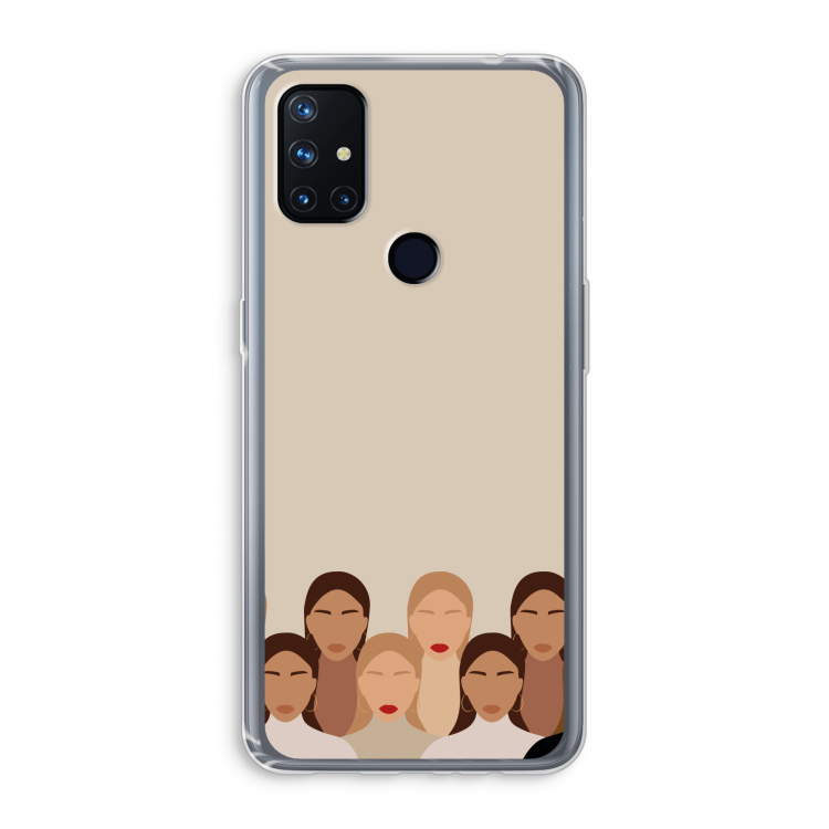 Girls girls girls: OnePlus Nord N10 5G Transparant Hoesje