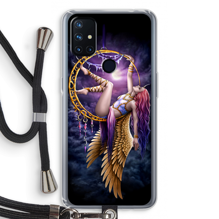 Aerial Angel: OnePlus Nord N10 5G Transparant Hoesje met koord