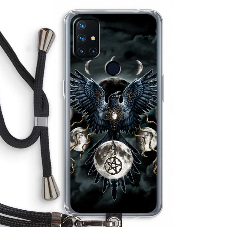 Sinister Wings: OnePlus Nord N10 5G Transparant Hoesje met koord