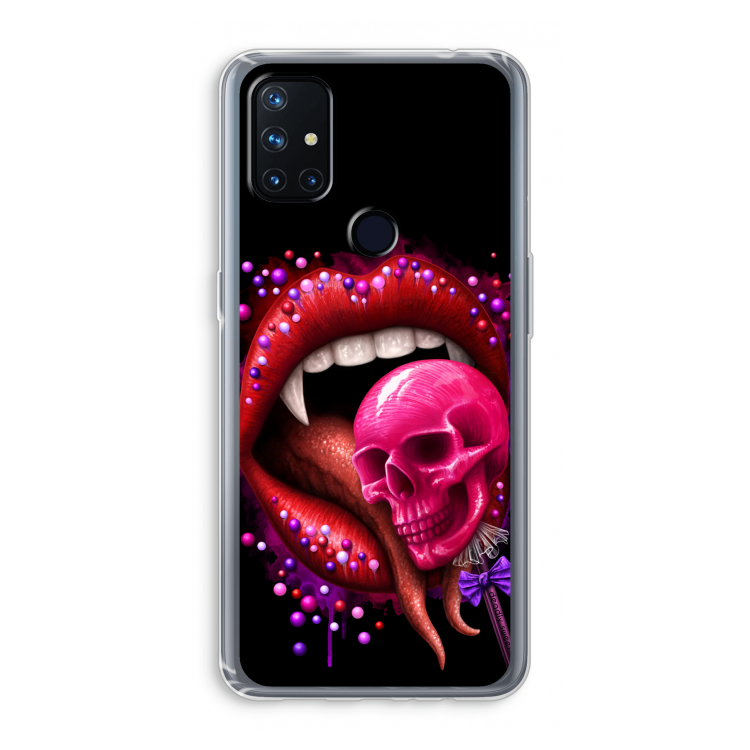 Dodelijk zoet: OnePlus Nord N10 5G Transparant Hoesje