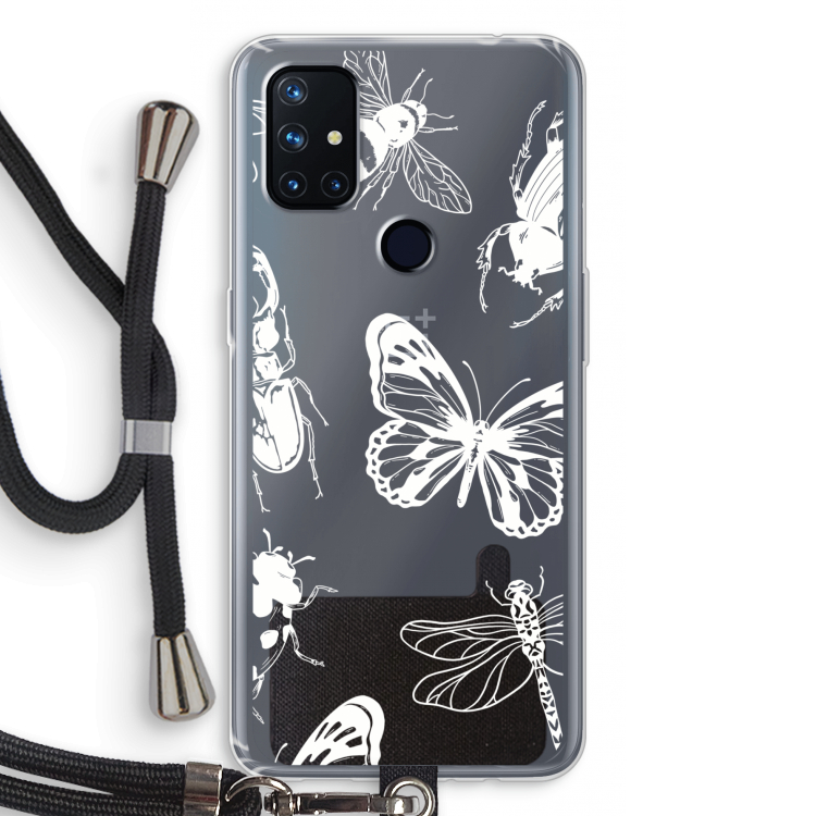 Tiny Bugs: OnePlus Nord N10 5G Transparant Hoesje met koord