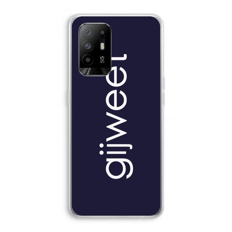 Gijweet: Oppo A94 5G Transparant Hoesje