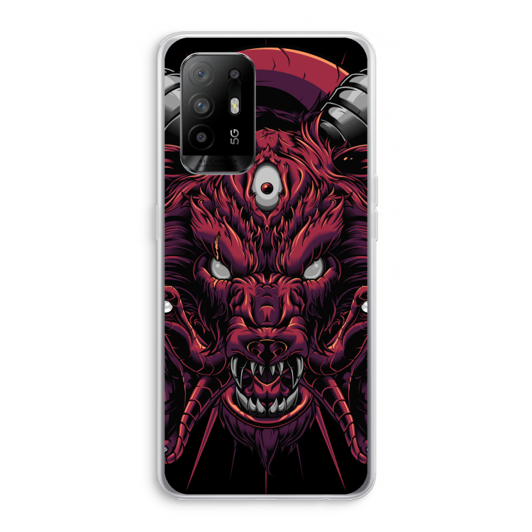 Hell Hound and Serpents: Oppo A94 5G Transparant Hoesje