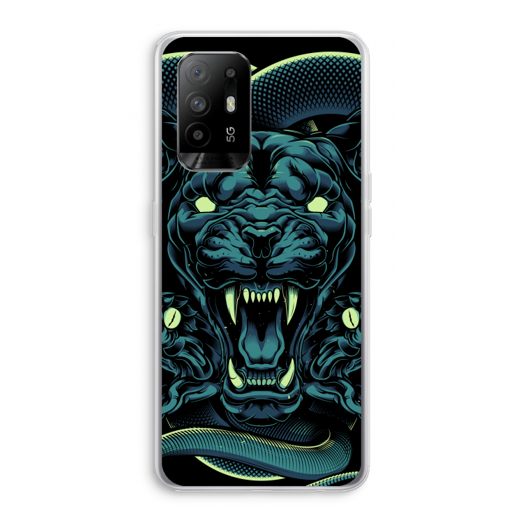 Cougar and Vipers: Oppo A94 5G Transparant Hoesje