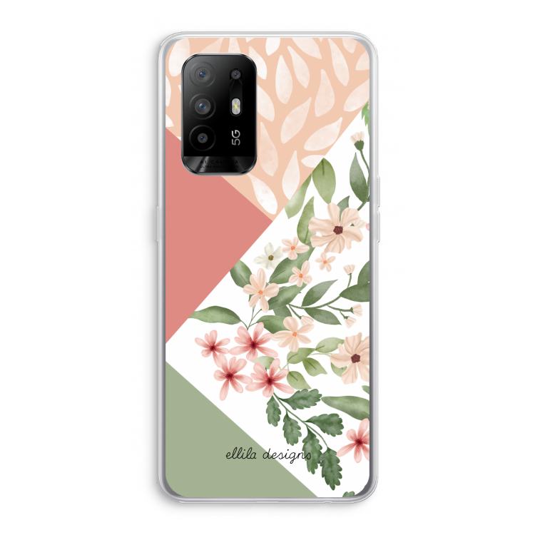 Sweet heaven geometrics: Oppo A94 5G Transparant Hoesje