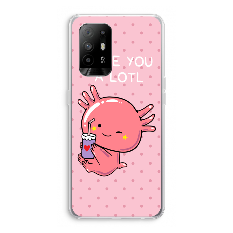 Love You A Lotl: Oppo A94 5G Transparant Hoesje