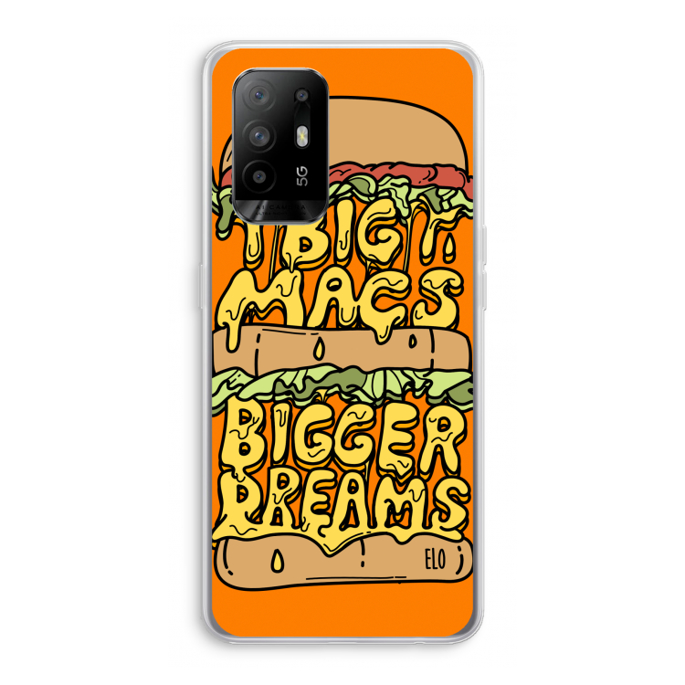 Big Macs Bigger Dreams: Oppo A94 5G Transparant Hoesje