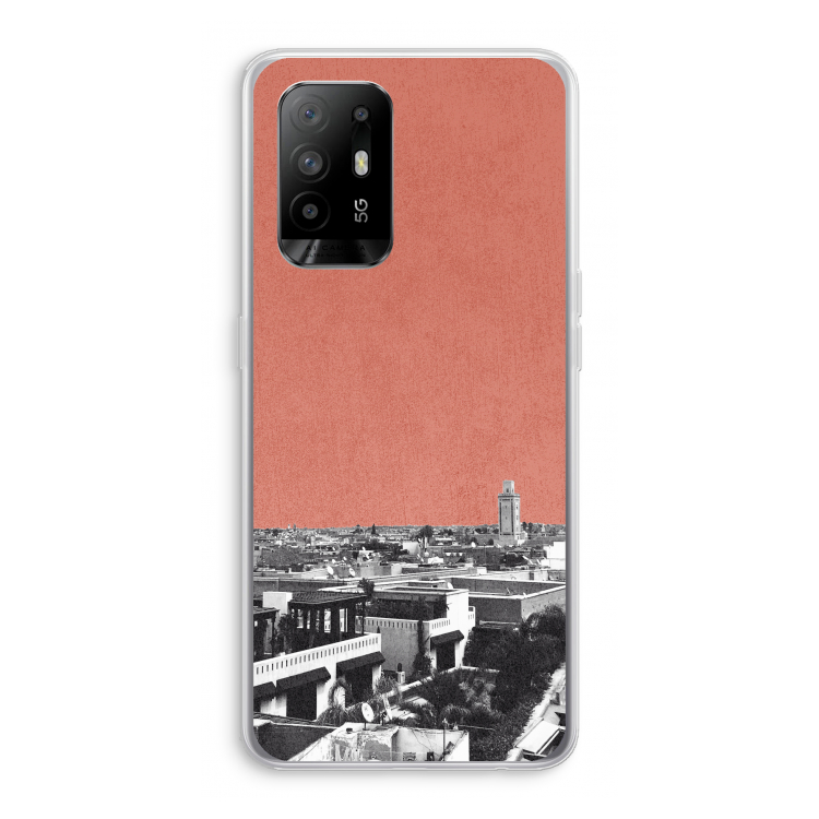 Marrakech Skyline : Oppo A94 5G Transparant Hoesje