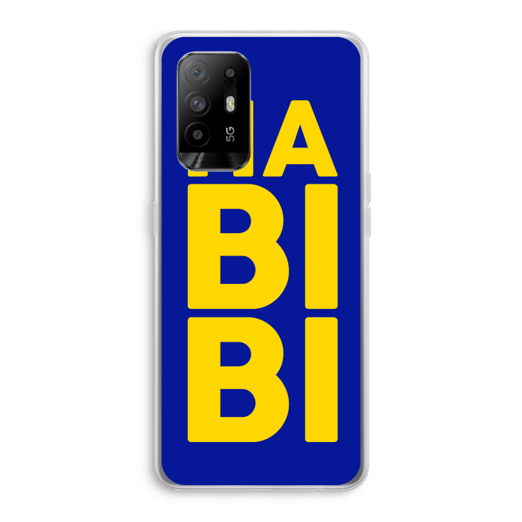 Habibi Blue: Oppo A94 5G Transparant Hoesje