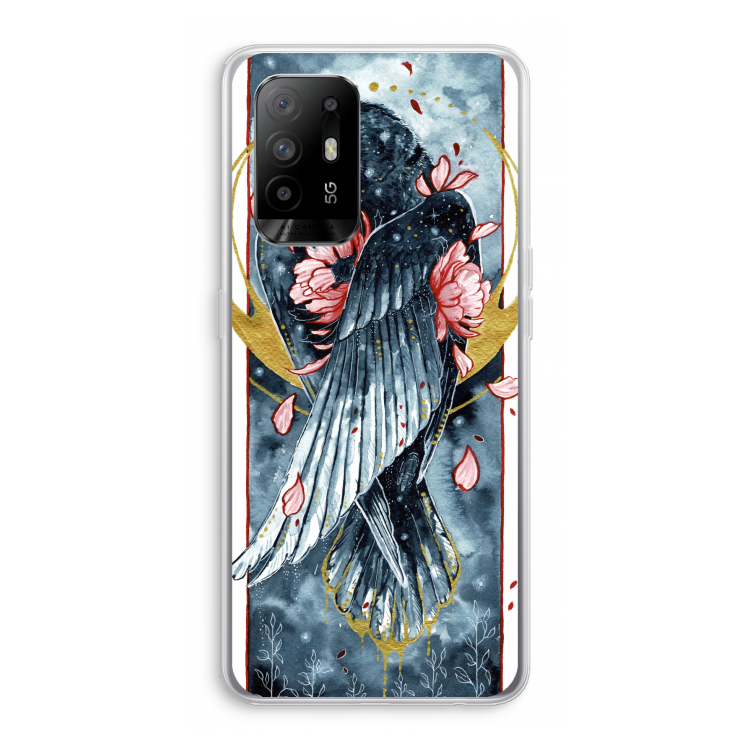 Golden Raven: Oppo A94 5G Transparant Hoesje