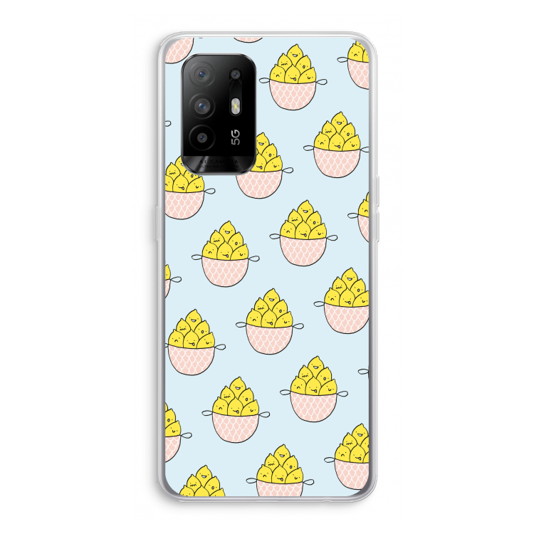 Citroenen: Oppo A94 5G Transparant Hoesje