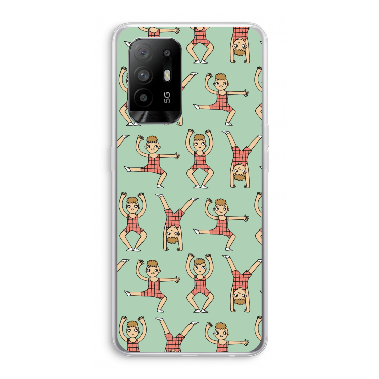 Gymboys: Oppo A94 5G Transparant Hoesje