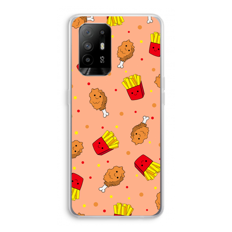 Chicken 'n Fries: Oppo A94 5G Transparant Hoesje