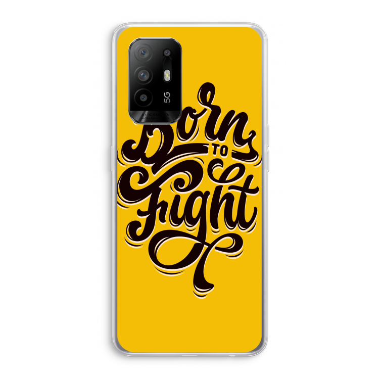 Born to Fight: Oppo A94 5G Transparant Hoesje