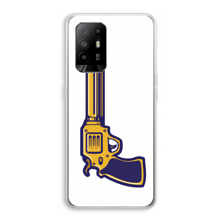 Pew Pew Pew: Oppo A94 5G Transparant Hoesje