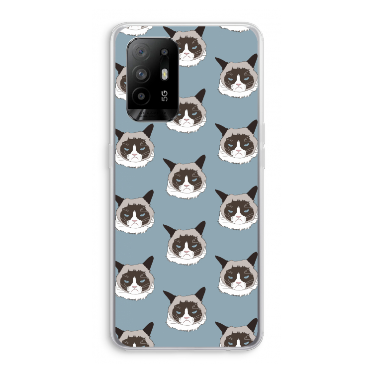 It's a Purrr Case: Oppo A94 5G Transparant Hoesje