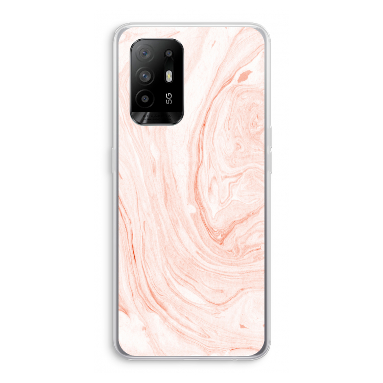 Peach bath: Oppo A94 5G Transparant Hoesje