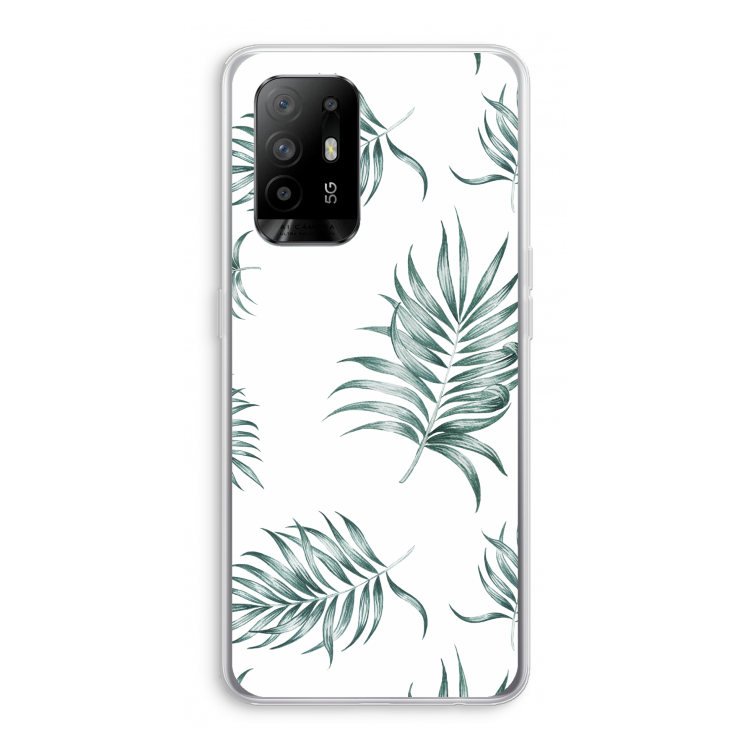 Simple leaves: Oppo A94 5G Transparant Hoesje