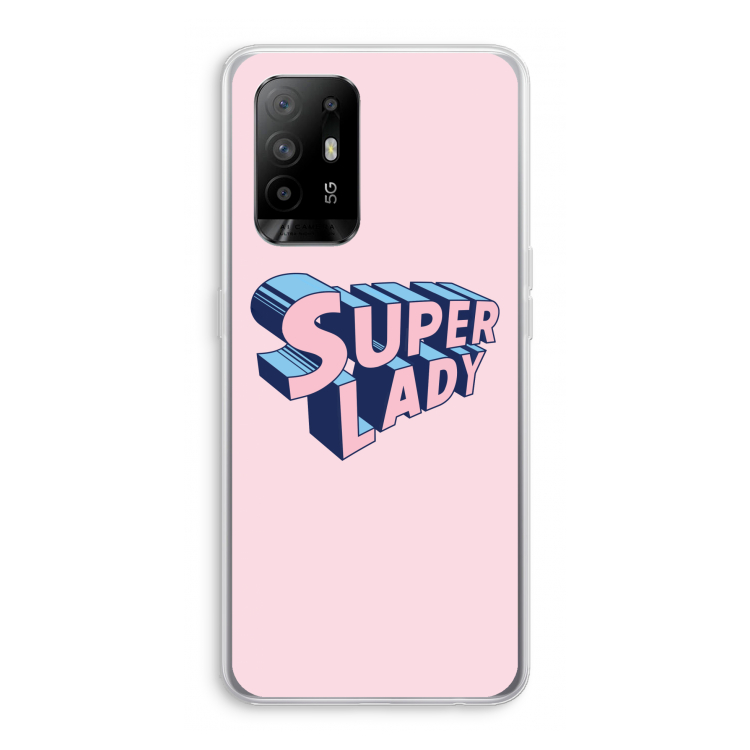 Superlady: Oppo A94 5G Transparant Hoesje