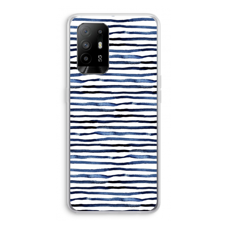 Verrassende lijnen: Oppo A94 5G Transparant Hoesje