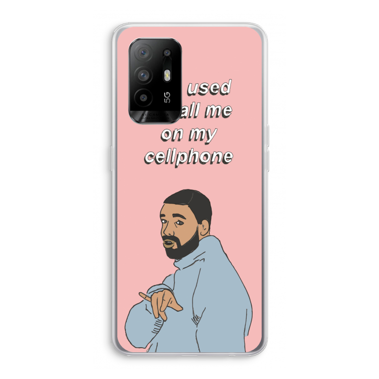 Hotline bling: Oppo A94 5G Transparant Hoesje