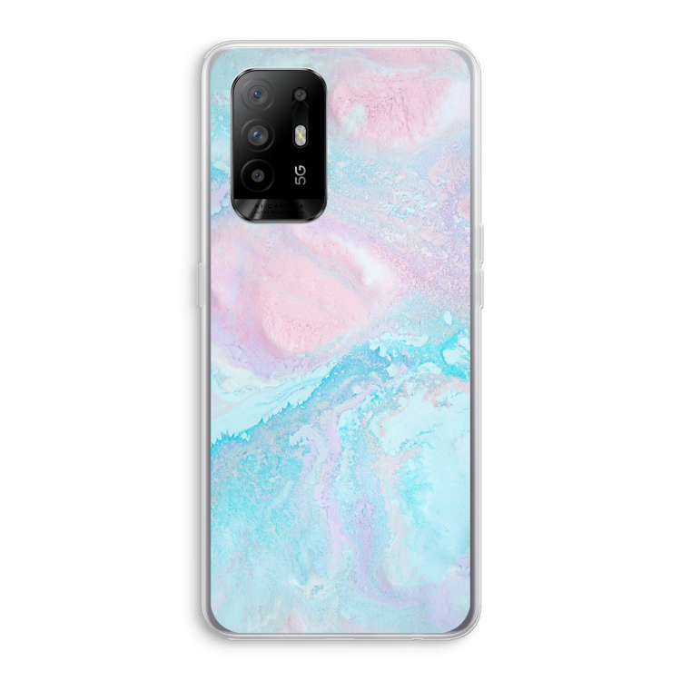 Fantasie pastel: Oppo A94 5G Transparant Hoesje