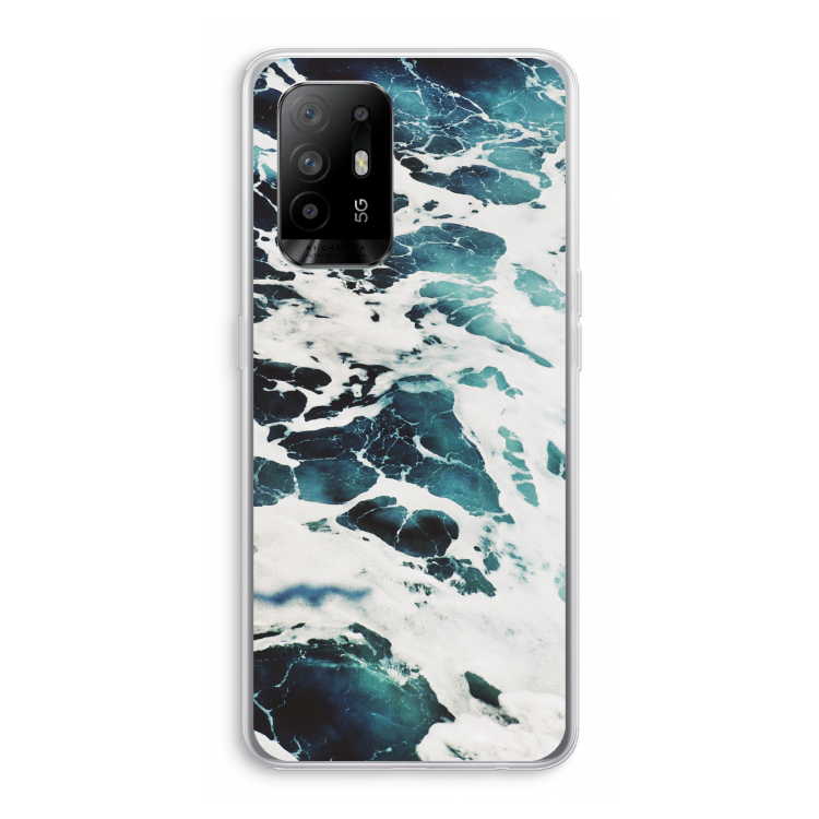 Golven: Oppo A94 5G Transparant Hoesje