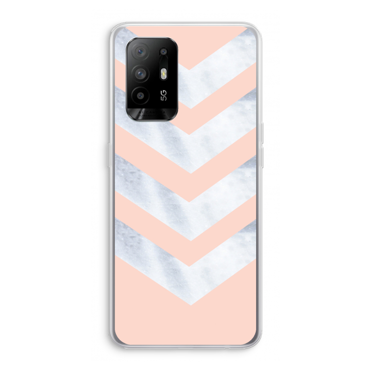 Marmeren pijlen: Oppo A94 5G Transparant Hoesje