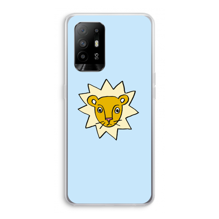 Kleine leeuw: Oppo A94 5G Transparant Hoesje