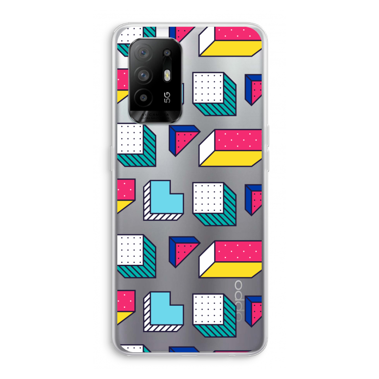 8-bit N°7: Oppo A94 5G Transparant Hoesje