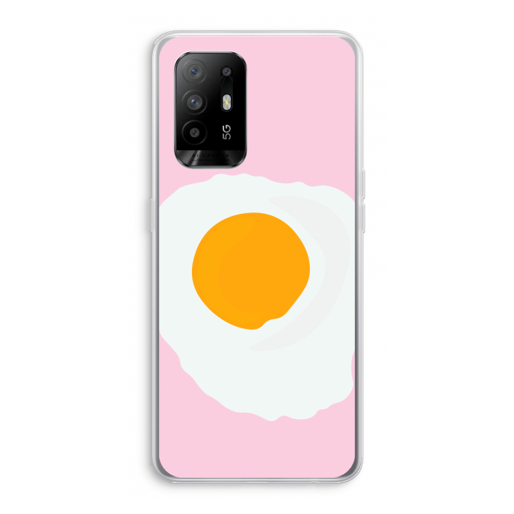 Sunny side up: Oppo A94 5G Transparant Hoesje