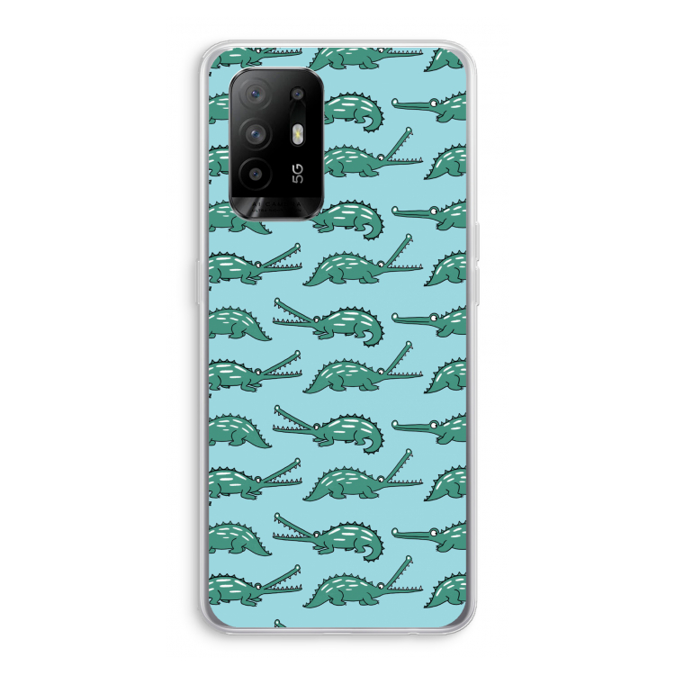 Kroko: Oppo A94 5G Transparant Hoesje