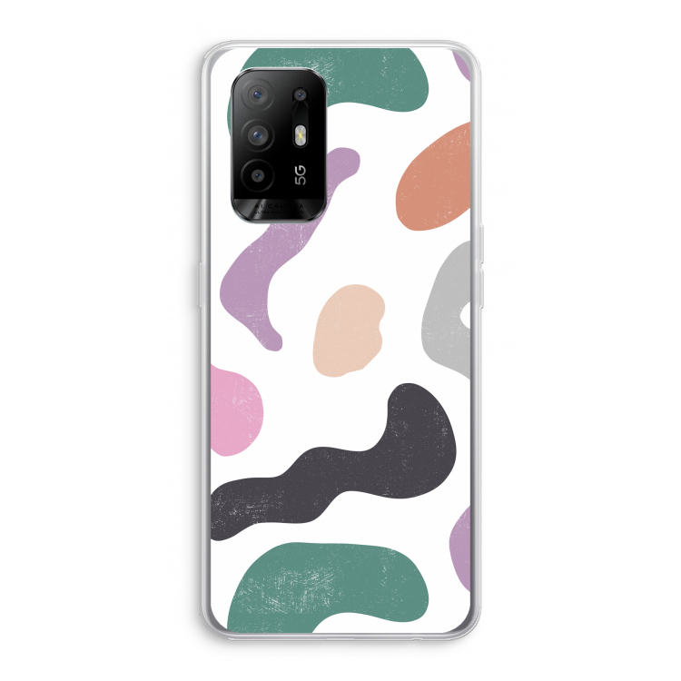 Memphis Shapes: Oppo A94 5G Transparant Hoesje