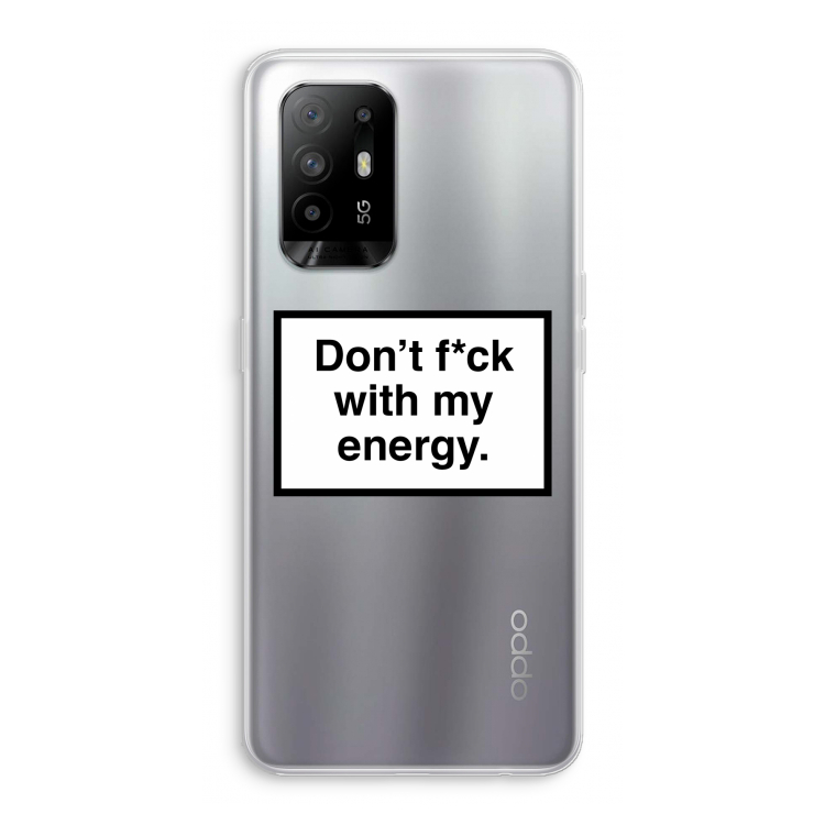 My energy: Oppo A94 5G Transparant Hoesje