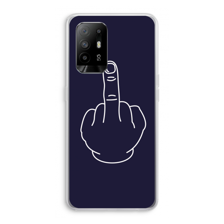 F**k U: Oppo A94 5G Transparant Hoesje